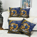 Personalized West Coast Eagles AFL Mascot Pillow Cover Aboriginal Dot Art - Dreamtime Football Mascot