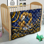 Personalized West Coast Eagles AFL Mascot Quilt Aboriginal Dot Art - Dreamtime Football Mascot
