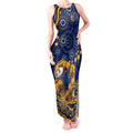 Personalized West Coast Eagles AFL Mascot Tank Maxi Dress Aboriginal Dot Art - Dreamtime Football Mascot