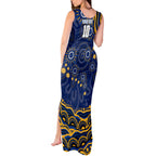 Personalized West Coast Eagles AFL Mascot Tank Maxi Dress Aboriginal Dot Art - Dreamtime Football Mascot