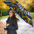 Personalized West Coast Eagles AFL Mascot Umbrella Aboriginal Dot Art - Dreamtime Football Mascot