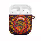 Personalized Barramundi Fish AirPods Case Australian Tropical Fish Indigenous Aboriginal Dot Art
