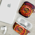 Personalized Barramundi Fish AirPods Case Australian Tropical Fish Indigenous Aboriginal Dot Art