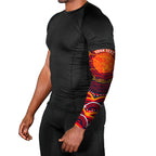 Personalized Barramundi Fish Arm Sleeves Australian Tropical Fish Indigenous Aboriginal Dot Art