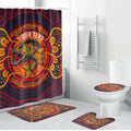 Personalized Barramundi Fish Bathroom Set Australian Tropical Fish Indigenous Aboriginal Dot Art