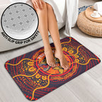 Personalized Barramundi Fish Bathroom Set Australian Tropical Fish Indigenous Aboriginal Dot Art