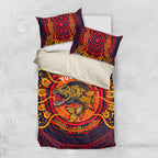 Personalized Barramundi Fish Bedding Set Australian Tropical Fish Indigenous Aboriginal Dot Art
