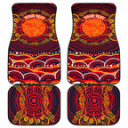 Personalized Barramundi Fish Car Mats Australian Tropical Fish Indigenous Aboriginal Dot Art