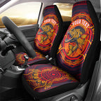 Personalized Barramundi Fish Car Seat Cover Australian Tropical Fish Indigenous Aboriginal Dot Art