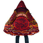 Personalized Barramundi Fish Cloak Australian Tropical Fish Indigenous Aboriginal Dot Art