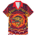 Personalized Barramundi Fish Hawaiian Shirt Australian Tropical Fish Indigenous Aboriginal Dot Art