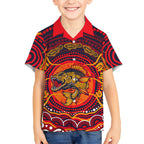 Personalized Barramundi Fish Hawaiian Shirt Australian Tropical Fish Indigenous Aboriginal Dot Art