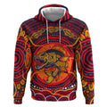 Personalized Barramundi Fish Hoodie Australian Tropical Fish Indigenous Aboriginal Dot Art