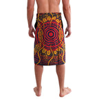 Personalized Barramundi Fish Lavalava Australian Tropical Fish Indigenous Aboriginal Dot Art