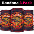 Personalized Barramundi Fish Neck Gaiter Australian Tropical Fish Indigenous Aboriginal Dot Art