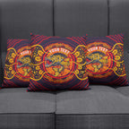 Personalized Barramundi Fish Pillow Cover Australian Tropical Fish Indigenous Aboriginal Dot Art