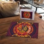 Personalized Barramundi Fish Puzzle Australian Tropical Fish Indigenous Aboriginal Dot Art