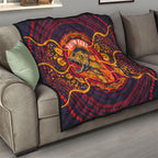 Personalized Barramundi Fish Quilt Australian Tropical Fish Indigenous Aboriginal Dot Art