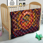 Personalized Barramundi Fish Quilt Australian Tropical Fish Indigenous Aboriginal Dot Art