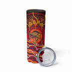 Personalized Barramundi Fish Skinny Tumbler Australian Tropical Fish Indigenous Aboriginal Dot Art