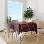 Personalized Barramundi Fish Tablecloth Australian Tropical Fish Indigenous Aboriginal Dot Art