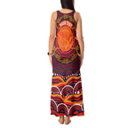 Personalized Barramundi Fish Tank Maxi Dress Australian Tropical Fish Indigenous Aboriginal Dot Art