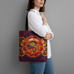 Personalized Barramundi Fish Tote Bag Australian Tropical Fish Indigenous Aboriginal Dot Art