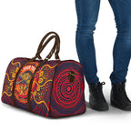 Personalized Barramundi Fish Travel Bag Australian Tropical Fish Indigenous Aboriginal Dot Art
