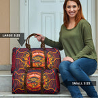 Personalized Barramundi Fish Travel Bag Australian Tropical Fish Indigenous Aboriginal Dot Art