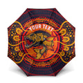 Personalized Barramundi Fish Umbrella Australian Tropical Fish Indigenous Aboriginal Dot Art