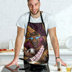 Brisbane Broncos Rugby Apron Tribal Polynesian Power Art - Lightning Mascot