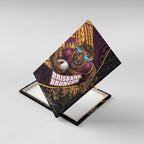Brisbane Broncos Rugby Canvas Wall Art Tribal Polynesian Power Art - Lightning Mascot