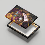 Brisbane Broncos Rugby Canvas Wall Art Tribal Polynesian Power Art - Lightning Mascot