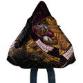Brisbane Broncos Rugby Cloak Tribal Polynesian Power Art - Lightning Mascot