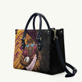 Brisbane Broncos Rugby Leather Bag Tribal Polynesian Power Art - Lightning Mascot