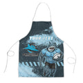 Personalised Cronulla Sutherland Sharks Rugby Apron Sharkies Mascot - Sporty Splash Art Style