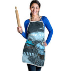 Personalised Cronulla Sutherland Sharks Rugby Apron Sharkies Mascot - Sporty Splash Art Style