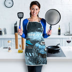 Personalised Cronulla Sutherland Sharks Rugby Apron Sharkies Mascot - Sporty Splash Art Style