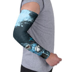 Personalised Cronulla Sutherland Sharks Rugby Arm Sleeves Sharkies Mascot - Sporty Splash Art Style