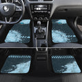 Personalised Cronulla Sutherland Sharks Rugby Car Mats Sharkies Mascot - Sporty Splash Art Style