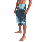 Personalised Cronulla Sutherland Sharks Rugby Lavalava Sharkies Mascot - Sporty Splash Art Style