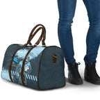 Personalised Cronulla Sutherland Sharks Rugby Travel Bag Sharkies Mascot - Sporty Splash Art Style