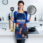 Personalised Newcastle Knights Rugby Apron Newy Warrior Mascot - Sporty Splash Art Style