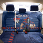 Personalised Newcastle Knights Rugby Back Car Seat Cover Newy Warrior Mascot - Sporty Splash Art Style