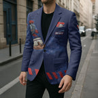 Personalised Newcastle Knights Rugby Blazer Newy Warrior Mascot - Sporty Splash Art Style