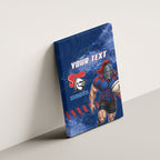 Personalised Newcastle Knights Rugby Canvas Wall Art Newy Warrior Mascot - Sporty Splash Art Style