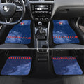Personalised Newcastle Knights Rugby Car Mats Newy Warrior Mascot - Sporty Splash Art Style