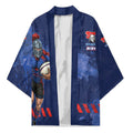 Personalised Newcastle Knights Rugby Kimono Newy Warrior Mascot - Sporty Splash Art Style