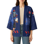Personalised Newcastle Knights Rugby Kimono Newy Warrior Mascot - Sporty Splash Art Style