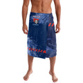 Personalised Newcastle Knights Rugby Lavalava Newy Warrior Mascot - Sporty Splash Art Style